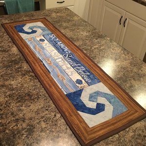 August Sky Above Beach Table Runner